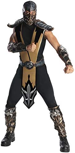 Rubies Men Mortal Kombat Deluxe Scorpion Adult Sized Costumes As