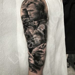 Clint Eastwood Tattoos 1