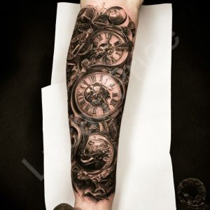 Clock Tattoos 10