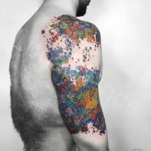 Pointillism Tattoos 71