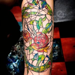 Stained Glass Tattoos 195