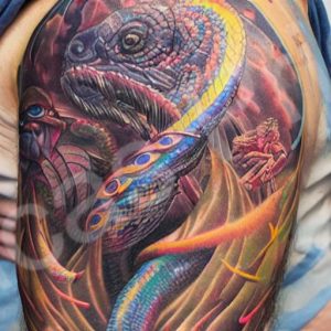 Rainbow Serpent Tattoos 1374