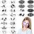 24 Pieces Face Paint Stencils Face Body Painting Stencils Tattoo Painting Templates Face Tracing Stencils for Kids Holiday Halloween Makeup Body Art Painting Tattoos Painting (Cute Style)