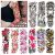 Cerlaza-20 Sheets Temporary Tattoo Sleeves for Women Adults, Full Arm Sleeve Temporary Fake Tattoo Stickers, Semi Permanent Sleeve Tattoos Leg Makeup Waterproof Realistic