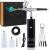 Cordless Airbrush Kit with Compressor, Portable Air Brushes for Painting 32PSI Dual Action Handheld Mini Airbrush Compressor 0.3mm Tip for Model, Nail, Tattoo, Cake Decorating, Rechargeable