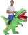 MT MENGTONG Dinosaur Costumes for Adults ,Inflatable Costume Adult,Funny Halloween Costumes for Men/Women,Blow Up Costume Adult Size,T rex costume ,Dinosaur Rider Costume