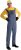 Rubie’s mens Despicable Me 2, Adult Minion Dave Costume Party Supplies, Multicolor, Standard US