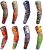 Toirxarn 8PCS Tattoo Sleeves Cool Temporary Sunscreen Arm Sleeves for Men Women Cycling Running Driving Sports